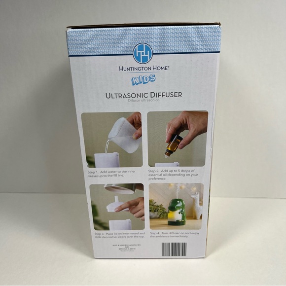 Ultrasonic Diffuser Dinosaur Huntington Home Kids 100ml NIB - Picture 8 of 8